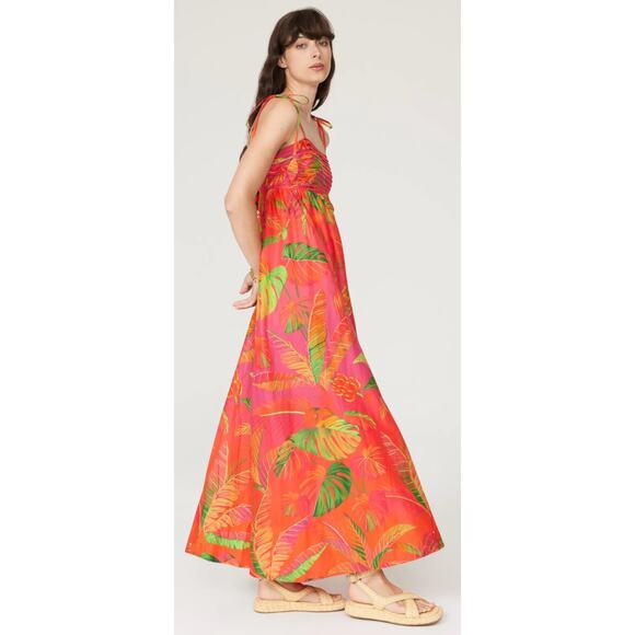 Farm Rio Ombre Forest Maxi Dress - XL - New with Tags - Picture 6 of 7